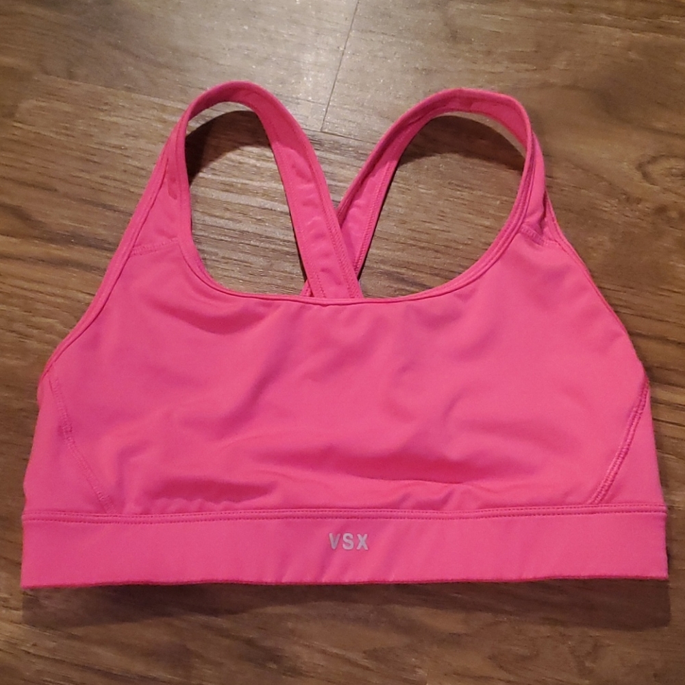 Victoria's Secret - Hot pink VSX Sport Bra - Small